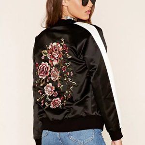 Satin Bomber Jacket